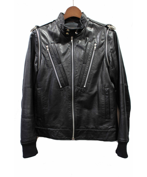 UNDERCOVERISM（アンダーカバーイズム）UNDERCOVERISM (アンダーカバーイズム) レザージャケット ブラック サイズ:2の古着・服飾アイテム