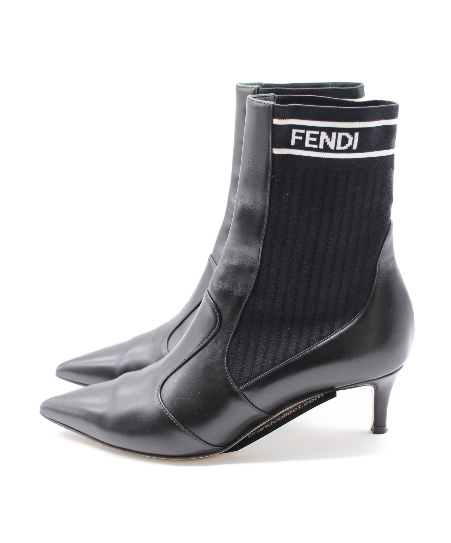 FENDI (フェンディ) ソックスブーツ ブラック サイズ:36 ロココ