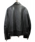 DSQUARED2 (ディースクエアード) ピンバッチレザージャケット ブラック サイズ:XL：94800円