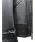 中古・古着 DSQUARED2 (ディースクエアード) ピンバッチレザージャケット ブラック サイズ:XL：94800円