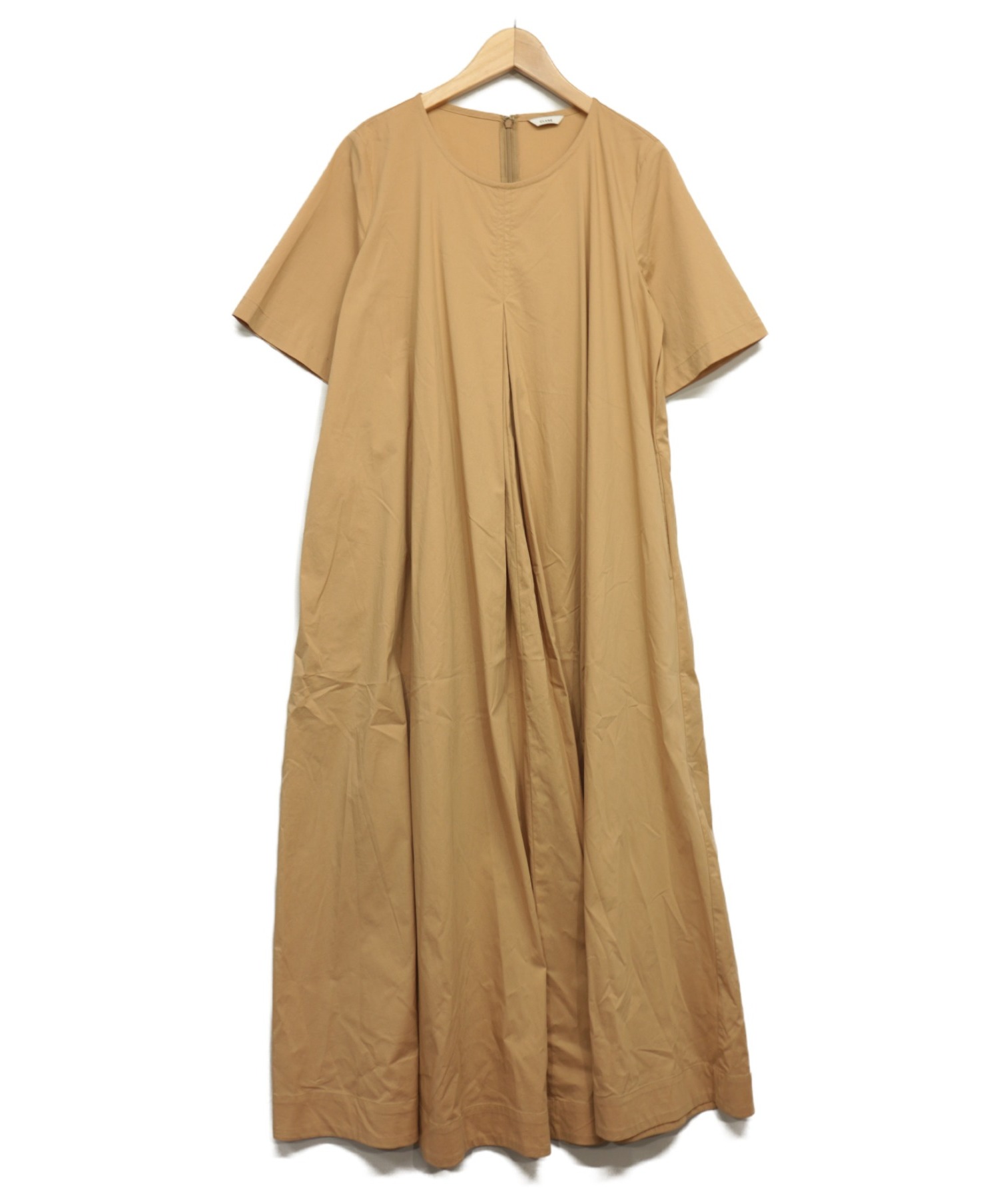 中古 古着通販 Clane クラネ フロントタックワンピース ベージュ サイズ 1 ブランド 古着通販 トレファク公式 Trefac Fashion