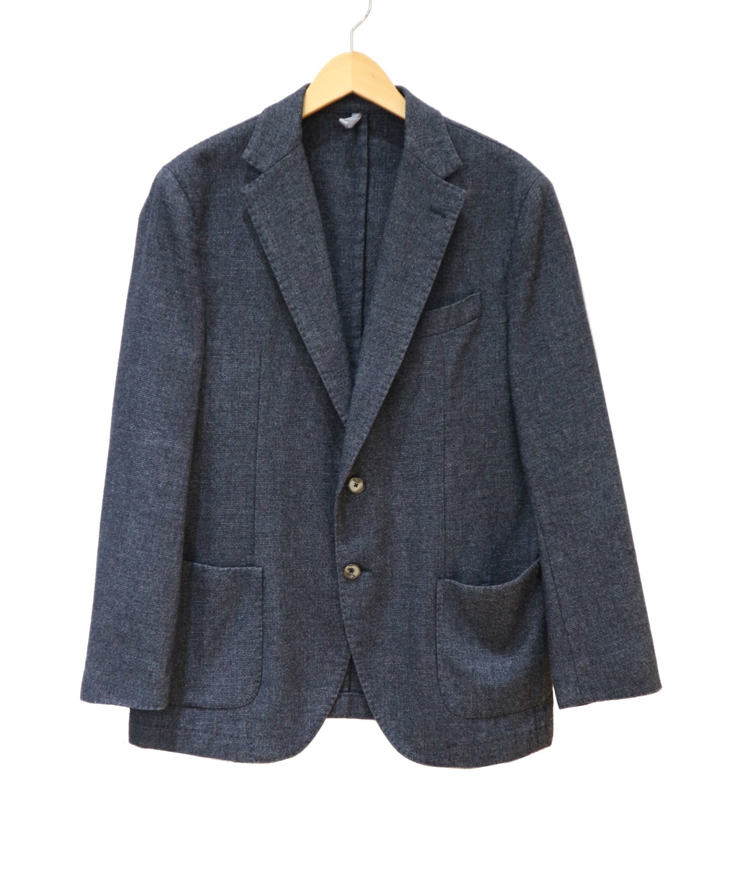 中古 古着通販 Makers Shirt 鎌倉 メーカーズシャツカマクラ イタリアンウールジャケット ネイビー サイズ Size 50 Casual134 ブランド 古着通販 トレファク公式 Trefac Fashion
