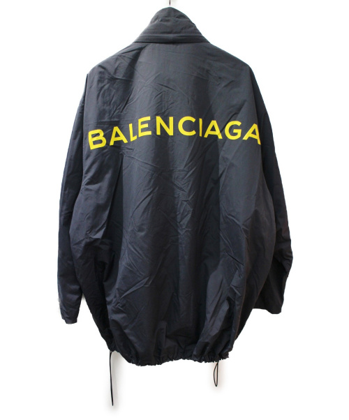 BALENCIAGA（バレンシアガ）BALENCIAGA (バレンシアガ) オーバーシルエットナイロンコート ブラック サイズ:36の古着・服飾アイテム