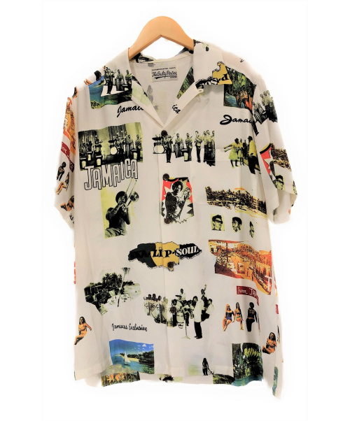 中古 古着通販 Wacko Maria ワコマリア アロハシャツ ホワイト サイズ L 定価 25 000 税 ブランド 古着通販 トレファク公式 Trefac Fashion
