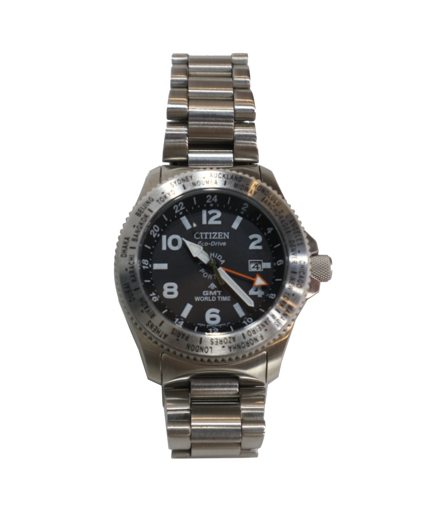 中古 古着通販 Citizen Porter シチズン ポーター Promaster Gmt World Time 腕時計 386 エコ ドライブ 19年6月発売 ブランド 古着通販 トレファク公式 Trefac Fashion