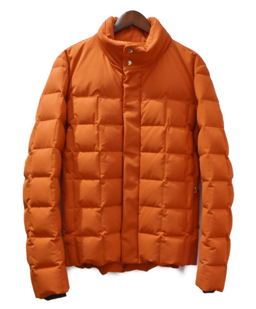 HERMES（エルメス）HERMES (エルメス) フィヨルドメンズダウンジャケット オレンジ サイズ:Mの古着・服飾アイテム