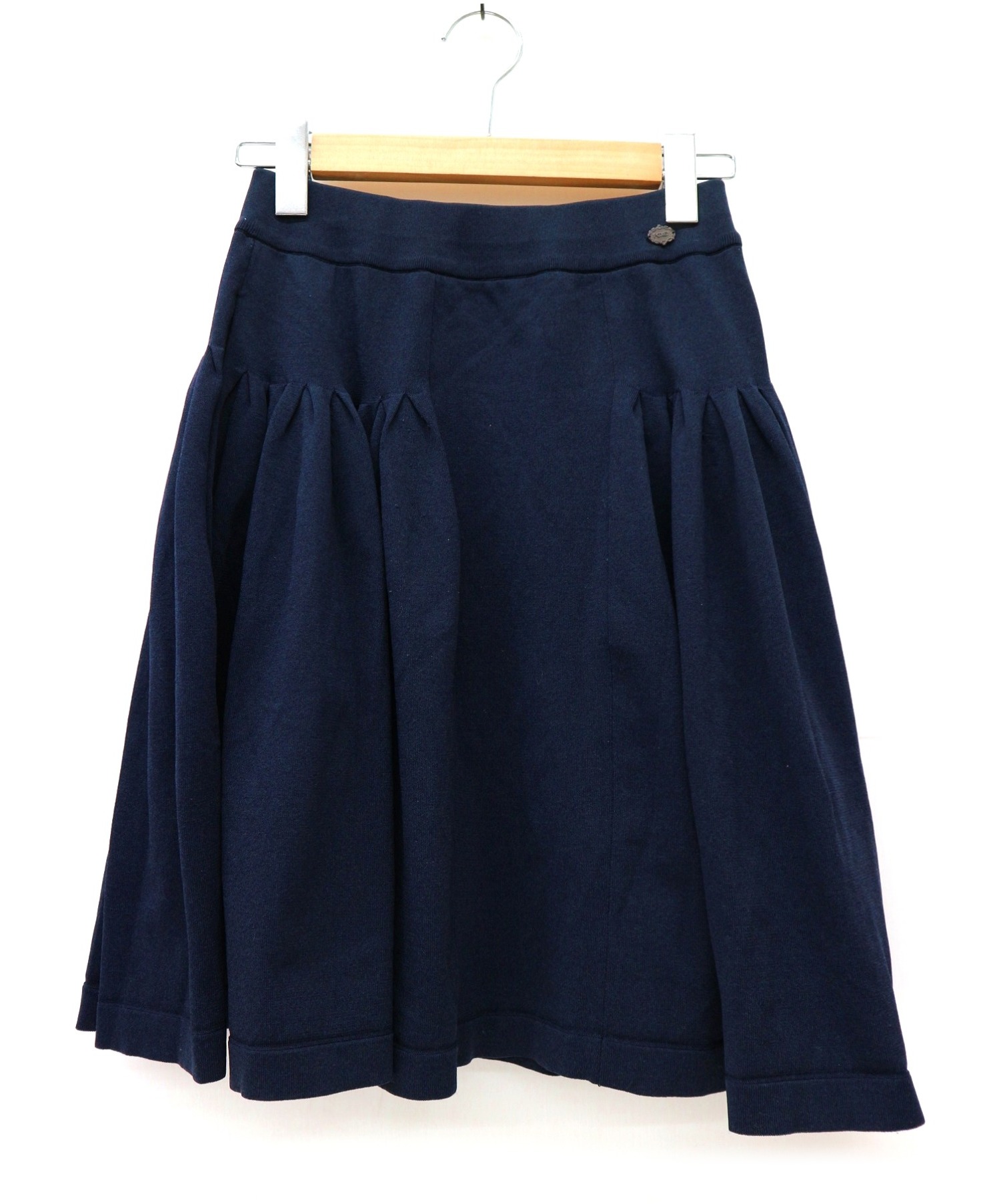 【中古・古着通販】FOXEY (フォクシー) スカート ネイビー サイズ:40 未使用品 日本製｜ブランド・古着通販 トレファク公式