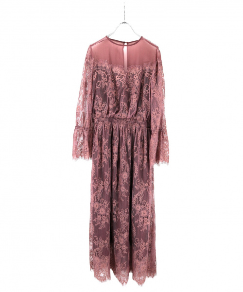 中古 古着通販 Snidel スナイデル レースシアーワンピース ピンク サイズ F 参考定価 000円 税 ブランド 古着通販 トレファク公式 Trefac Fashion