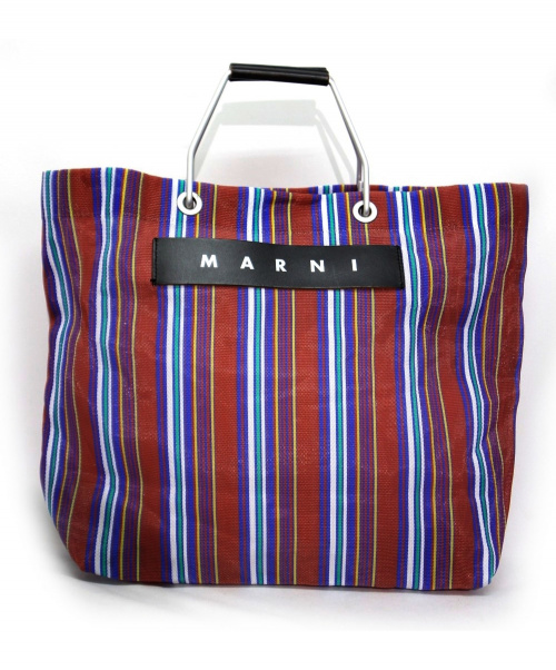 MARNI（マルニ）MARNI (マルニ) ストライプバッグ MARNI FLOWER CAFEの古着・服飾アイテム