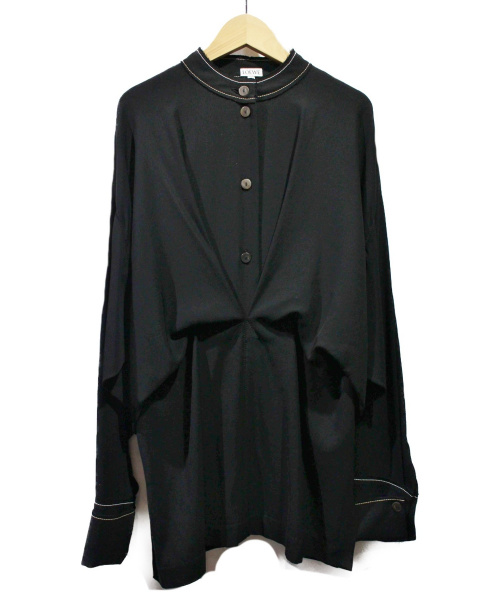 LOEWE（ロエベ）LOEWE (ロエベ) 変形プルオーバーブラウス ブラック サイズ:36の古着・服飾アイテム