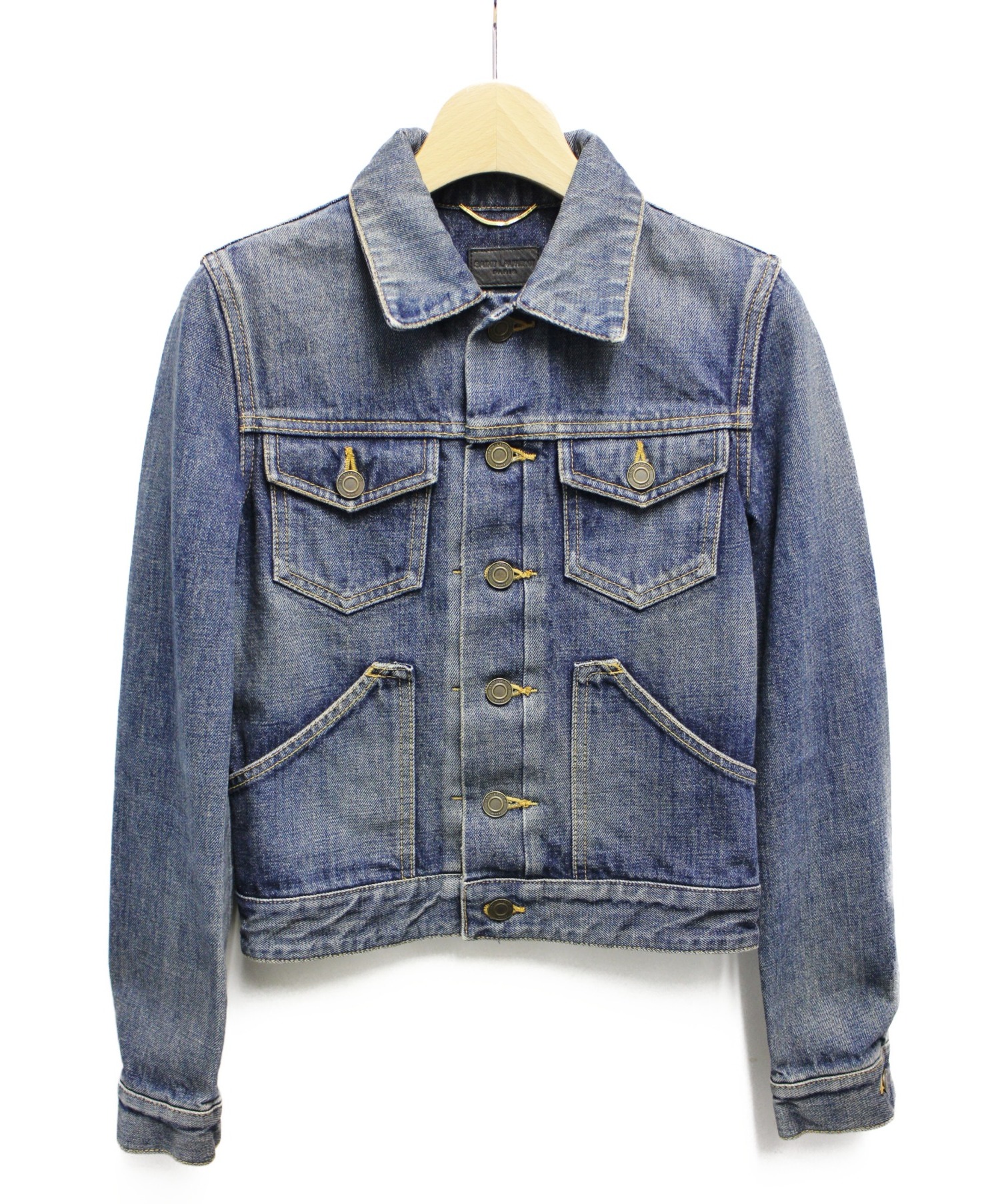 中古 古着通販 Saint Laurent Paris サンローランパリ デニムジャケット サイズ Xs ブランド 古着通販 トレファク公式 Trefac Fashion