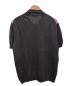 GUCCI (グッチ) ニットポロシャツ ブラック サイズ:XL：6800円