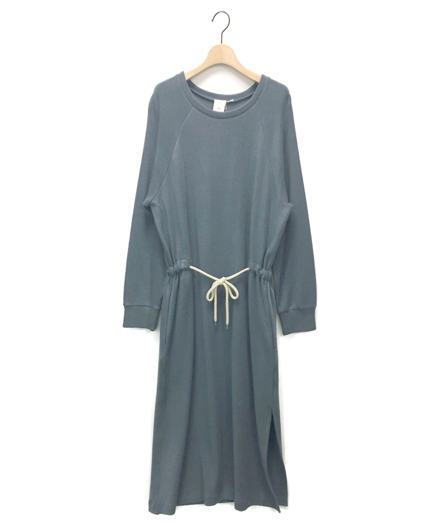Seya (セヤ) BEACH DRESS ORGANIC COTTONPILE ブルーグレー サイズ:S