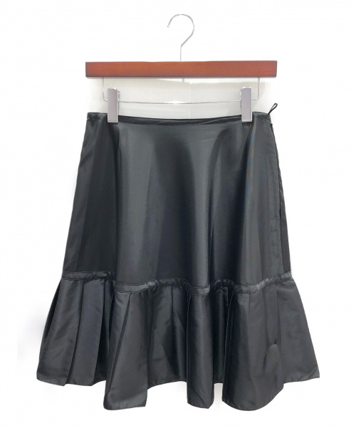 PRADA（プラダ）PRADA (プラダ) プリーツスカート ブラック サイズ:40の古着・服飾アイテム