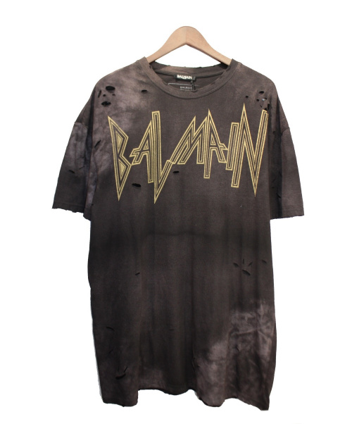 れなし BALMAIN - BALMAIN ダメージTシャツの通販 by Justin's shop