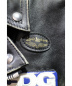 中古・古着 COMME des GARCONS (コムデギャルソン) ×Lewis Leathers ダブルライダースジャケット ブラック サイズ:36：148000円