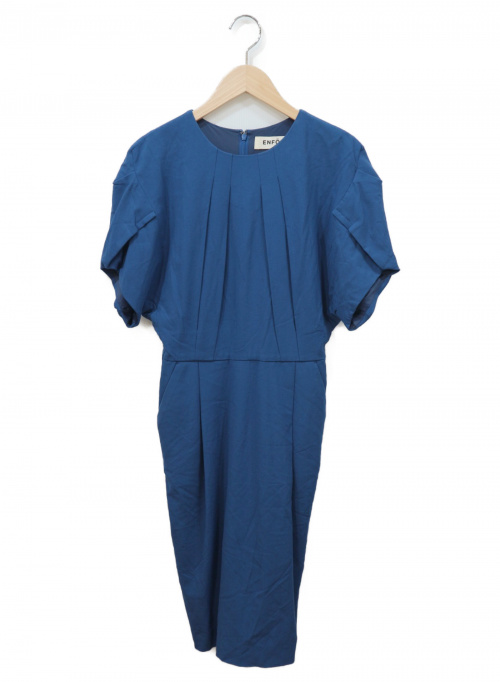 中古 古着通販 Enfold エンフォルド ブラウスワンピース ブルー サイズ 38 ブランド 古着通販 トレファク公式 Trefac Fashion