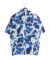 ISSEY MIYAKE MEN (イッセイミヤケメン) タイダイシャツ ブルー×ホワイト サイズ:3：11800円