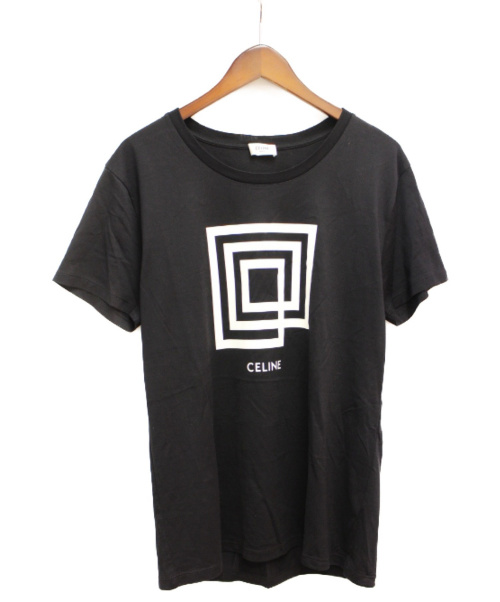 CELINE（セリーヌ）CELINE (セリーヌ) ラビリンスTシャツ ブラック サイズ:Mの古着・服飾アイテム