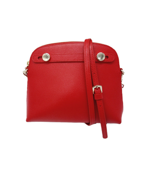 中古 古着通販 Furla フルラ パイパーミニクロスボディショルダーバッグ レッド ブランド 古着通販 トレファク公式 Trefac Fashion