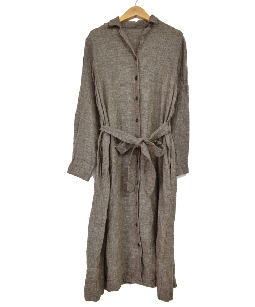 中古 古着通販 Nest Robe ネストローブ 羽織リネンガウンワンピース グレー サイズ 下記参照 ブランド 古着通販 トレファク公式 Trefac Fashion