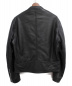 Maison Margiela (メゾンマルジェラ) 19AW ハの字シングルライダースジャケット ブラック サイズ:52：158000円
