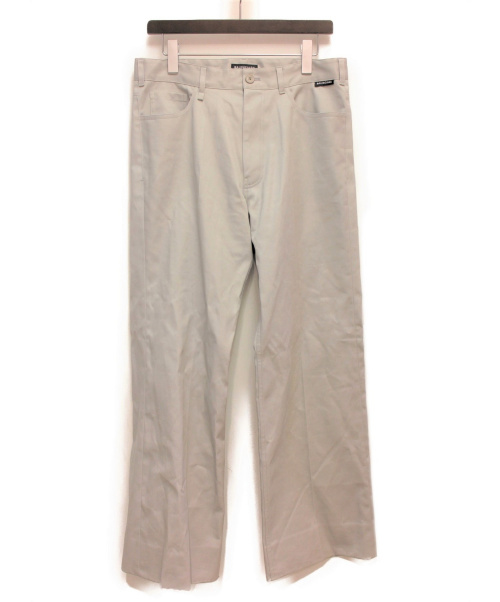 BALENCIAGA（バレンシアガ）BALENCIAGA (バレンシアガ) 19SS ノープリーツパンツ ライトグレー サイズ:46の古着・服飾アイテム