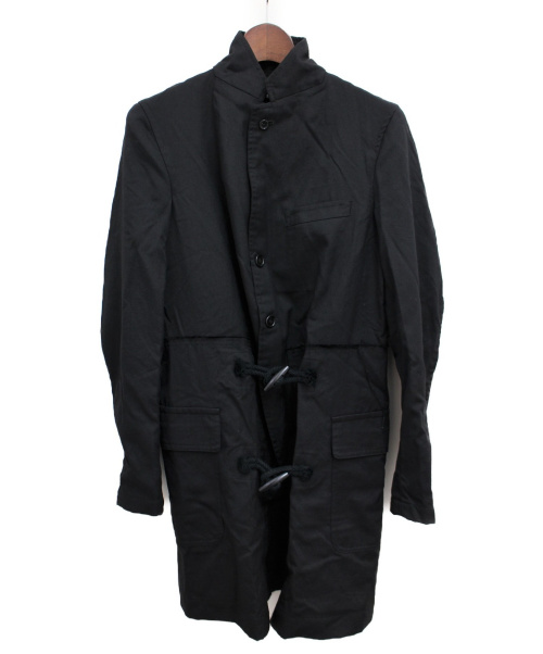 BLACK COMME des GARCONS（ブラック コムデギャルソン）BLACK COMME des GARCONS (ブラックコムデギャルソン) 切替コート ブラック サイズ:Sの古着・服飾アイテム