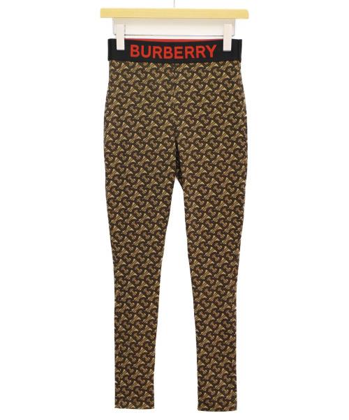 BURBERRY（バーバリー）BURBERRY (バーバリー) Authie Leggings ブラウン サイズ:XS 未使用品の古着・服飾アイテム