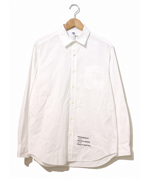 中古 古着通販 Fragment Wacko Maria フラグメント ワコマリア Broad Regular Collar Shirt ホワイト サイズ S 伊勢丹新宿店オープン記念 ブランド 古着通販 トレファク公式 Trefac Fashion