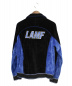 WTAPS (ダブルタップス) 09SS bench LAMF velour jersey  ブラック×ブルー サイズ:Ⅿ：5800円