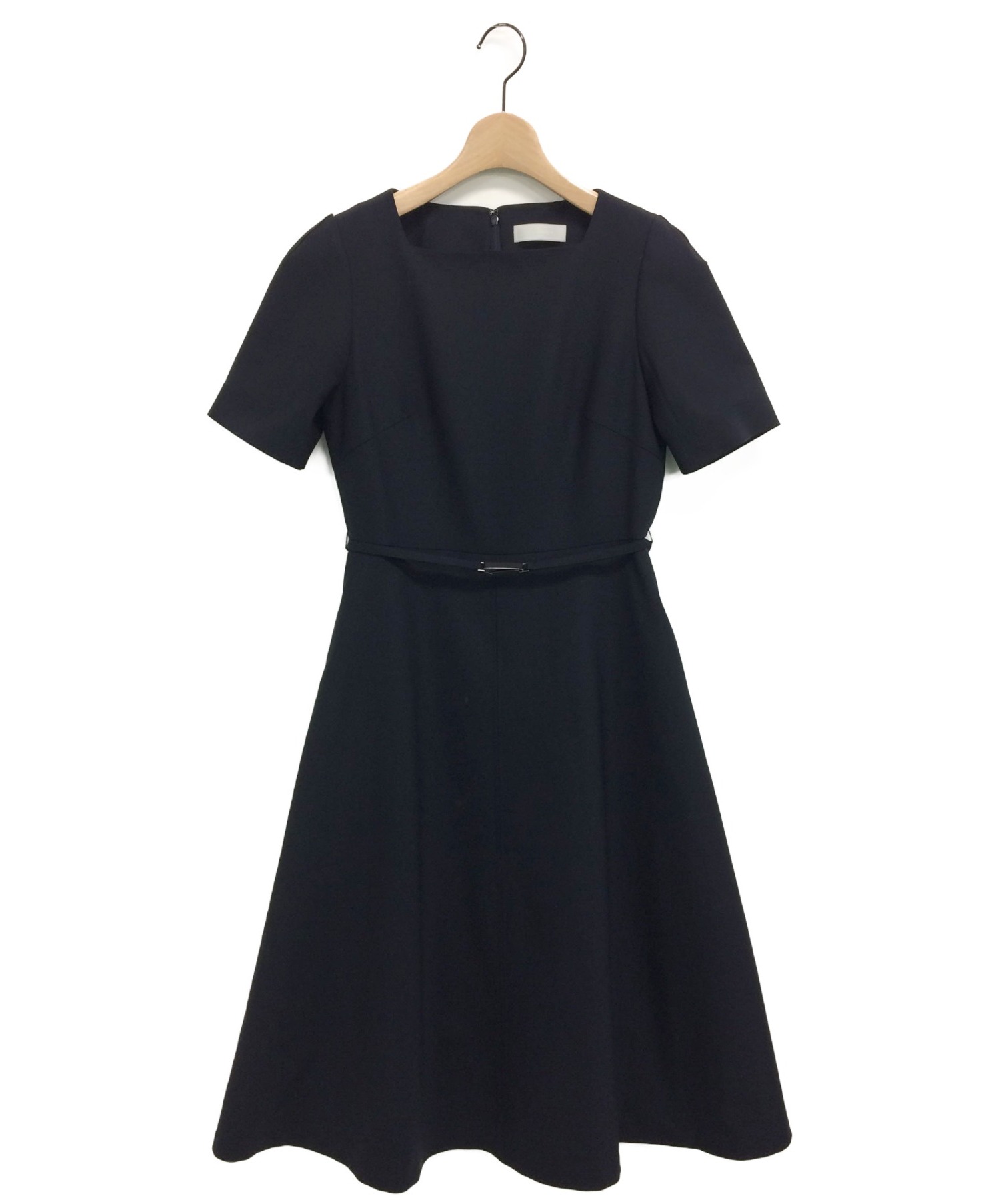 中古 古着通販 Celford セルフォード S Sスクエアネックブラウスワンピース ダークネイビー サイズ 38 ブランド 古着通販 トレファク公式 Trefac Fashion