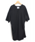 ALMOSTBLACK (オールモストブラック) 20SS ロングシャツ ブラック サイズ:U：6800円