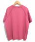 Maison Margiela (メゾンマルジェラ) プリント半袖スウェット ピンク サイズ:44 未使用品：17800円
