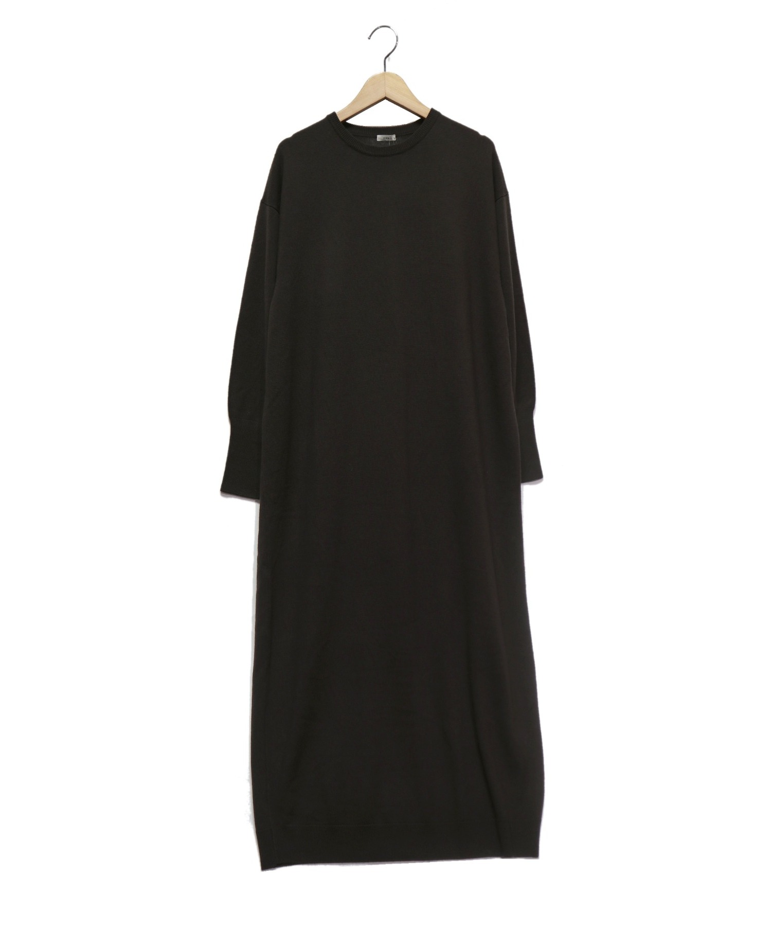 中古 古着通販 Iena イエナ クルーネックニットワンピース グレー サイズ Free 未使用品 ブランド 古着通販 トレファク公式 Trefac Fashion