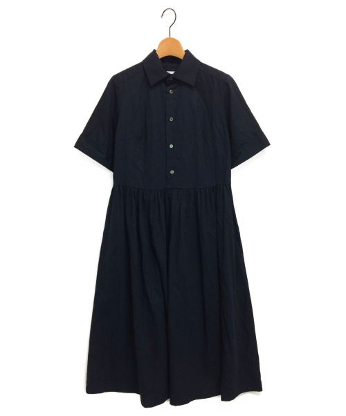 中古 古着通販 Nooy ヌーイ シャツワンピース ネイビー サイズ 2 ブランド 古着通販 トレファク公式 Trefac Fashion