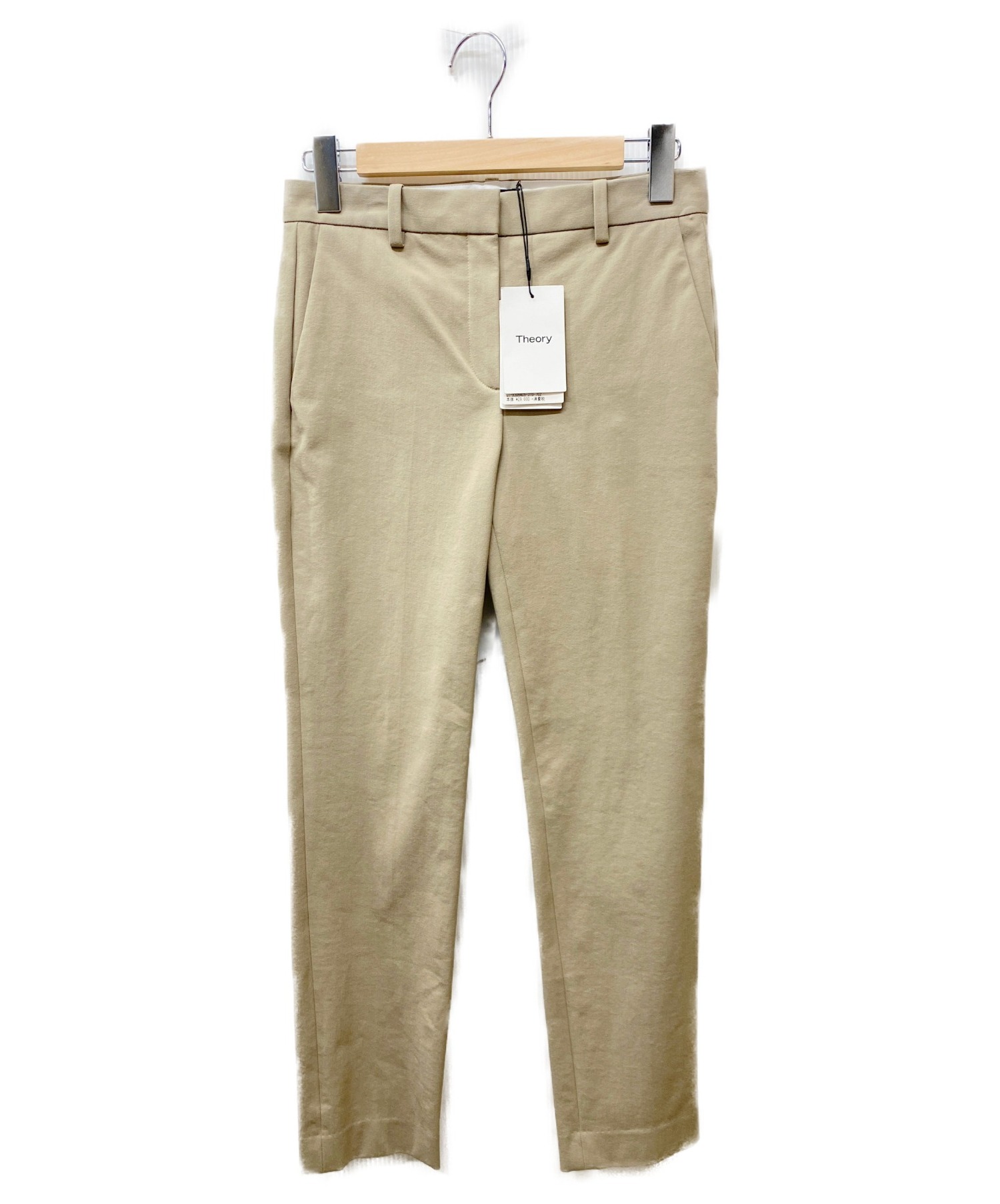 中古 古着通販 Theory セオリー ストレッチクロップドパンツ ベージュ サイズ 2 ブランド 古着通販 トレファク公式 Trefac Fashion