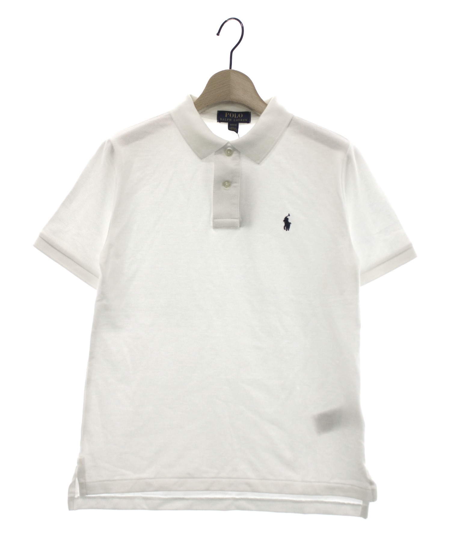 POLO RALPH LAUREN (ポロラルフローレン) ポロシャツ ホワイト サイズ:M(10-12) 150 未使用品