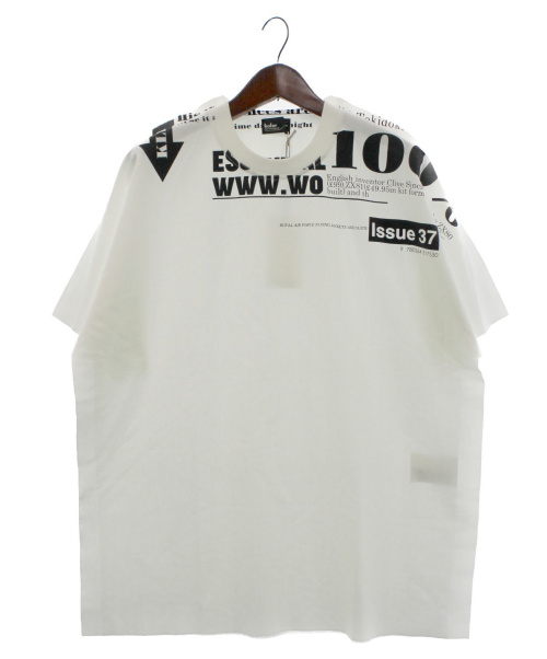 KOLOR（カラー）KOLOR (カラー) ノーシームTシャツ ホワイト サイズ:Fの古着・服飾アイテム