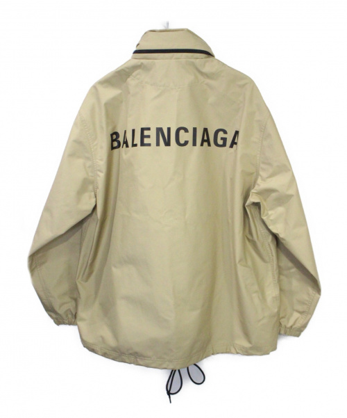 BALENCIAGA（バレンシアガ）BALENCIAGA (バレンシアガ) Logo Windbreaker ベージュ サイズ:34の古着・服飾アイテム