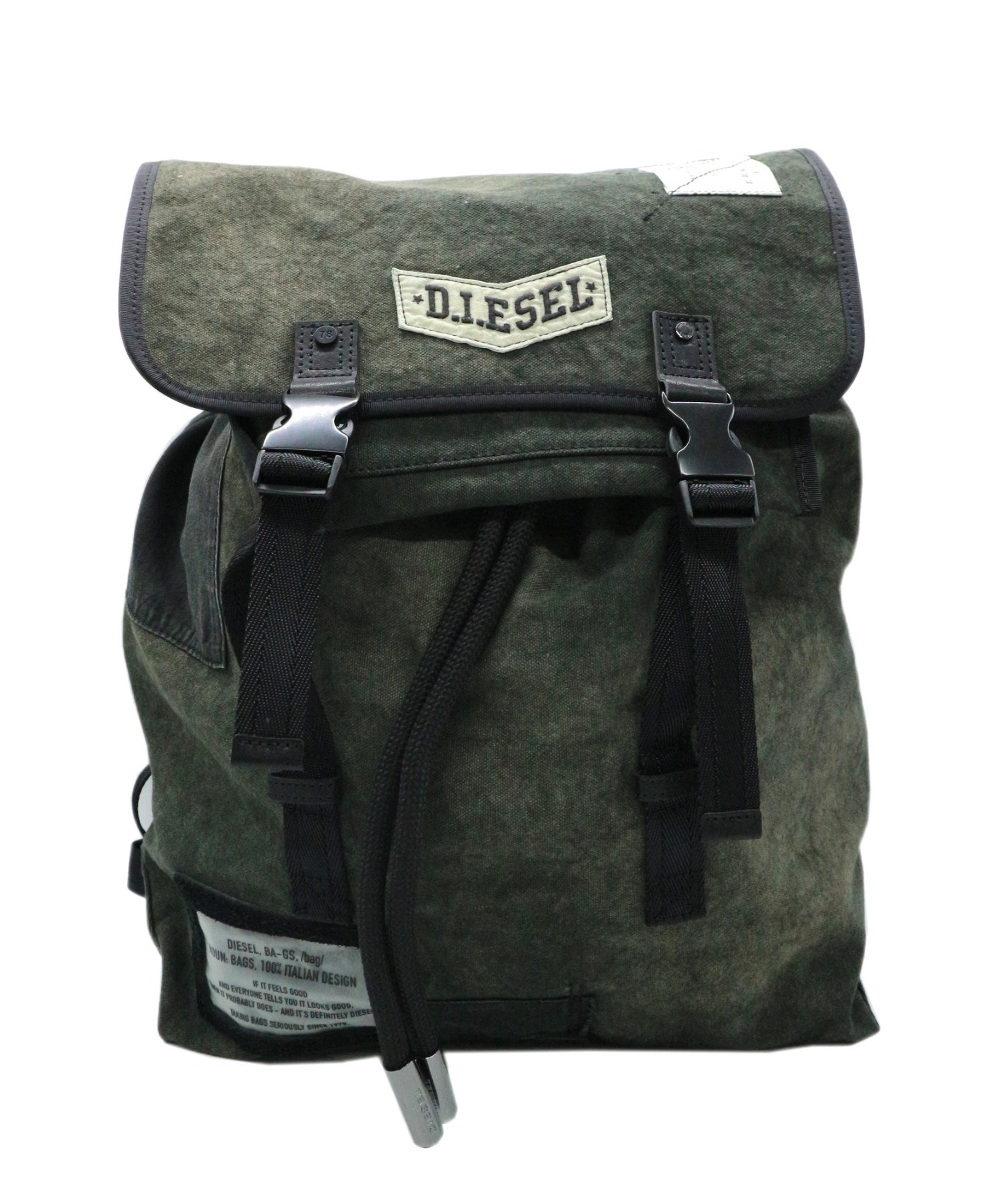 中古 古着通販 Diesel ディーゼル リュック カーキ X056 Volpago Back ブランド 古着通販 トレファク公式 Trefac Fashion