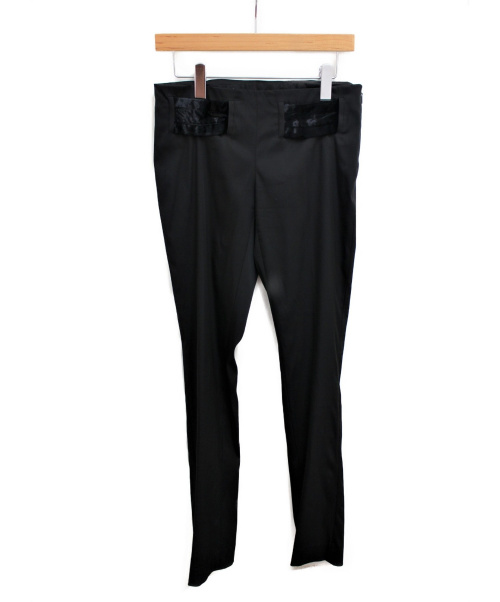 GUCCI（グッチ）GUCCI (グッチ) デザインフレアパンツ ブラック サイズ:42の古着・服飾アイテム
