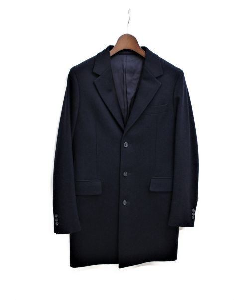 PRADA（プラダ）PRADA (プラダ) チェスターコート ネイビー サイズ:44Rの古着・服飾アイテム