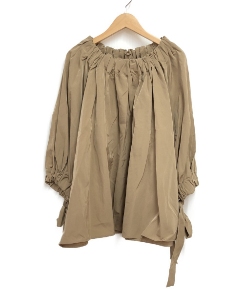 中古 古着通販 United Arrows ユナイテッドアローズ ボリュームギャザーブラウス ベージュ サイズ 36 ブランド 古着通販 トレファク公式 Trefac Fashion