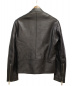 Maison Margiela (メゾンマルジェラ) 八の字ライダースジャケット ブラック サイズ:44：156000円