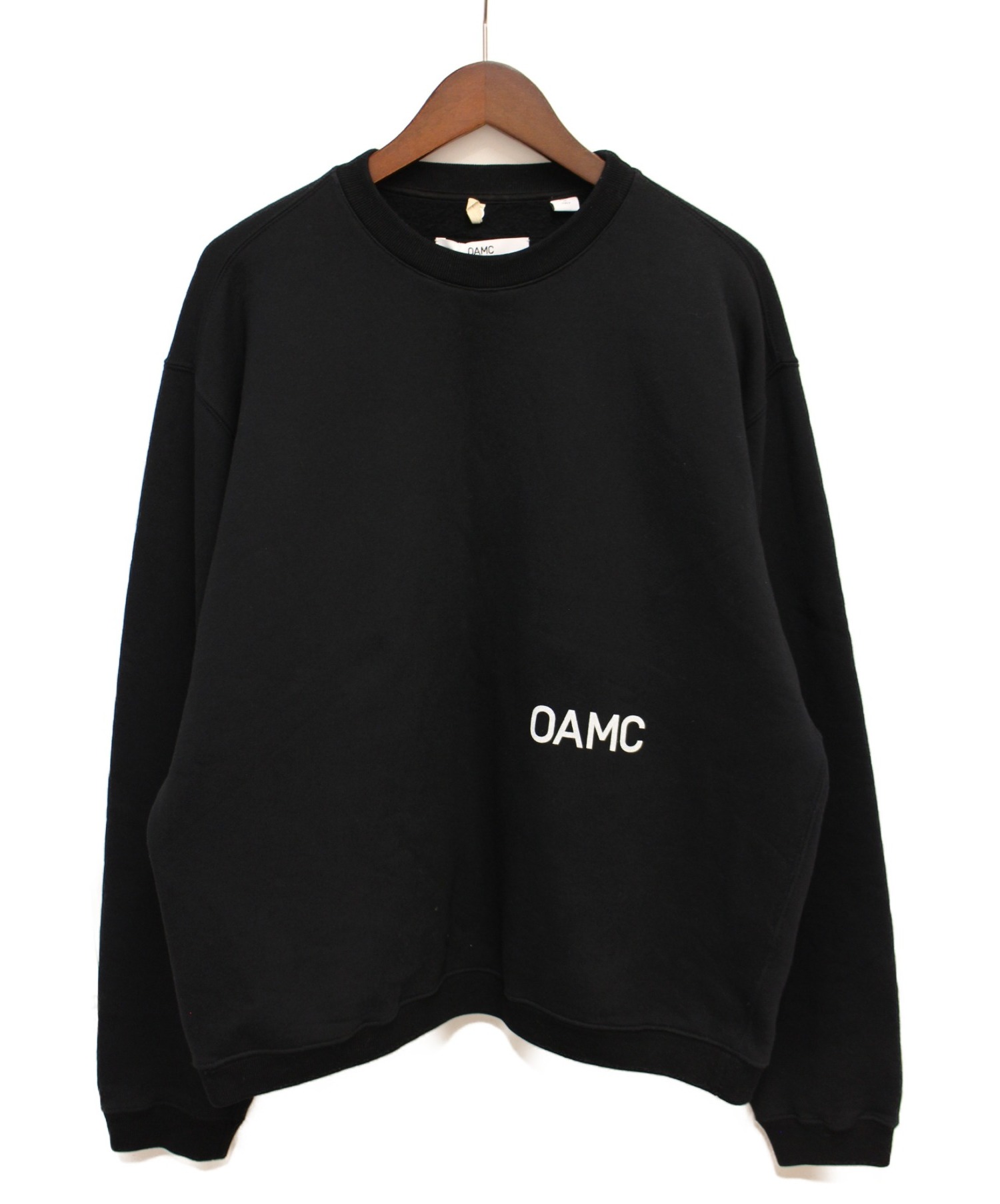 OAMC (オーエーエムシー) ロゴスウェットシャツ ブラック サイズ:L