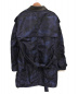 VALENTINO (バレンティノ) カモフラージュステンカラーコート ネイビー×ブラック サイズ:46：27800円