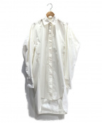 CELINEセリーヌ）の古着「オーバーサイズシャツワンピース」｜ホワイト