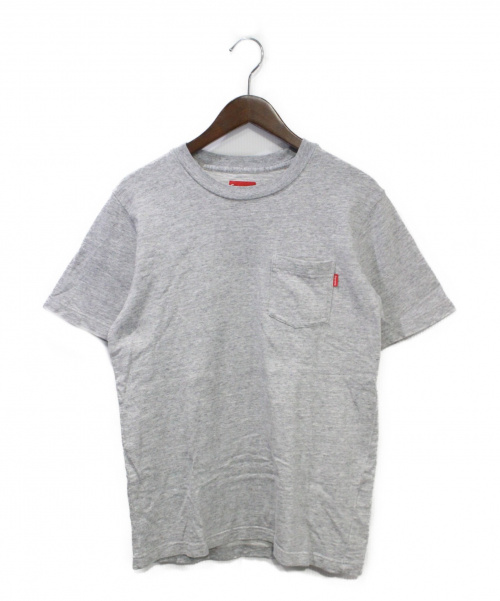 SUPREME（シュプリーム）Supreme (シュプリーム) ポケットTシャツ グレー サイズ:Sの古着・服飾アイテム