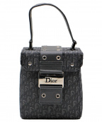 Christian Diorクリスチャン ディオール）の古着「トロッター柄バニティポーチ」｜ブラック